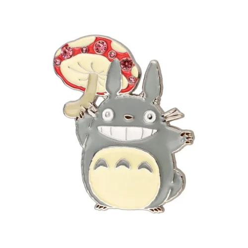 My Neighbor Totoro Metal Brooch Totoro Mushroom