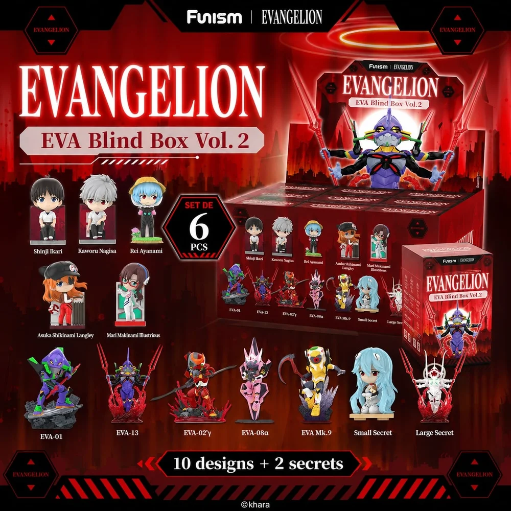EVANGELION - EVA - Blind Box 6 Figure Vol.2