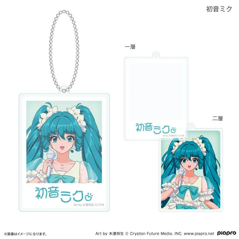 Hatsune Miku + Piapro Characters: Showa Idol Double-Layer Acrylic Keychain Hatsune Miku