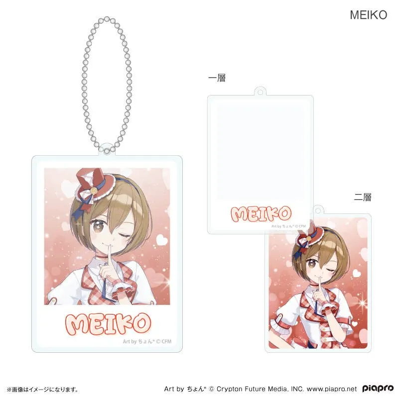 Hatsune Miku + Piapro Characters: Heisei Idol Double-Layer Acrylic Keychain Meiko