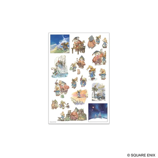 Final Fantasy IX Sheet Sticker: Vivi And Grandpa On The Day Of Departure