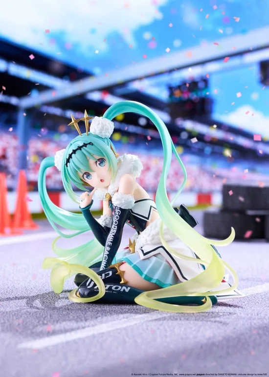 Hatsune Miku Taito Kuji PVC Figure Racing Miku 2018 Ver. Round 8 13 cm