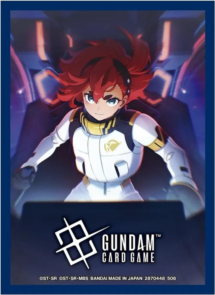 Gundam Card Game - Official Card Sleeves 02 (70 Sleeves) - Suletta Mercury