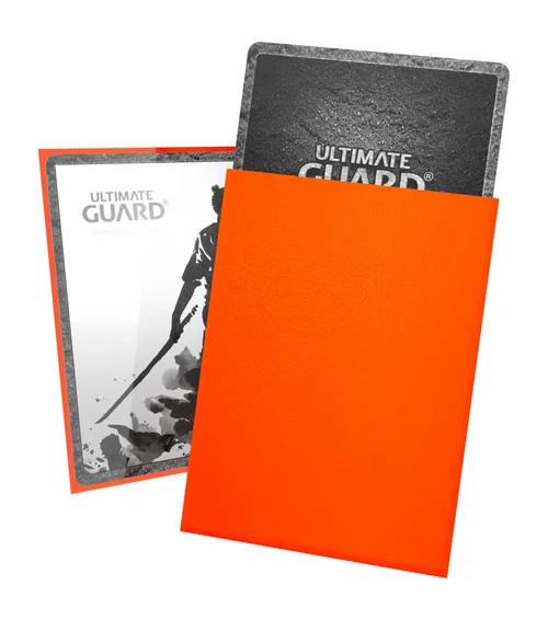 Ultimate Guard Katana Sleeves Standard Size 66 x 91 mm (100 Sleeves) - Orange