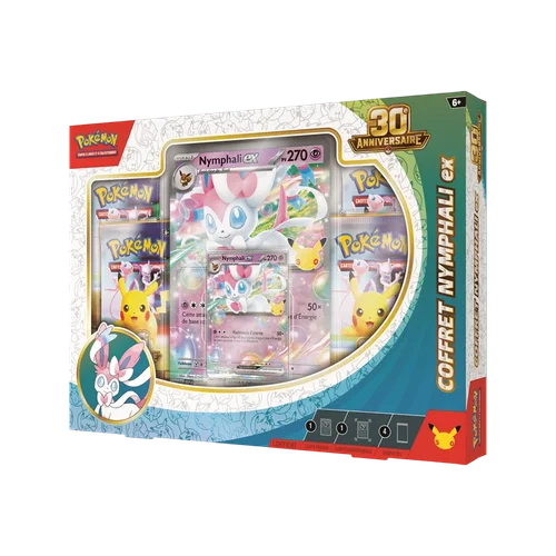 Pokémon TCG - 30th Celebration Sylveon Ex Box - Francês