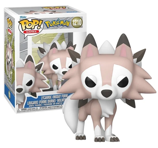 Pokémon POP! Games Vinyl Figure Lycanroc (Midday) 9 cm