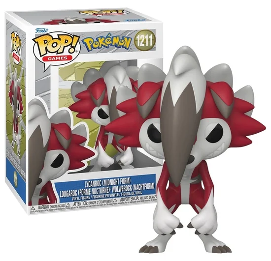 Pokémon POP! Games Vinyl Figure Lycanroc (Midnight) 9 cm