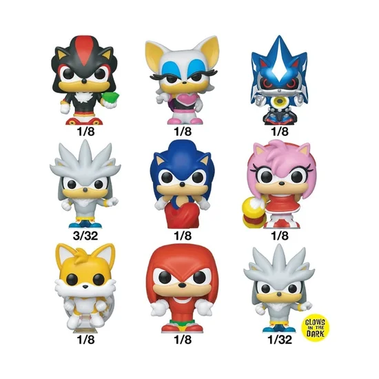 Sonic the Hedgehog Bitty POP! Vinyl Figures 2 cm Blind Bag - 1 Unidade Aleatória