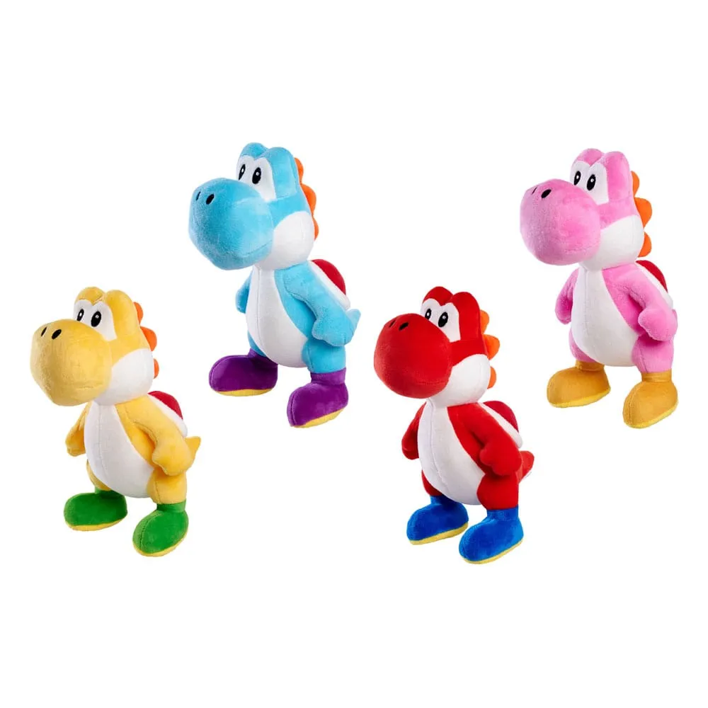 Super Mario Plush Figures Yoshi 20 cm - 1 Unidade Aleatória