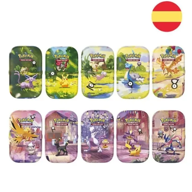 Pokémon TCG - 30th Celebration Mini Tin Espanhol - 1 Mini Tin Aleatória