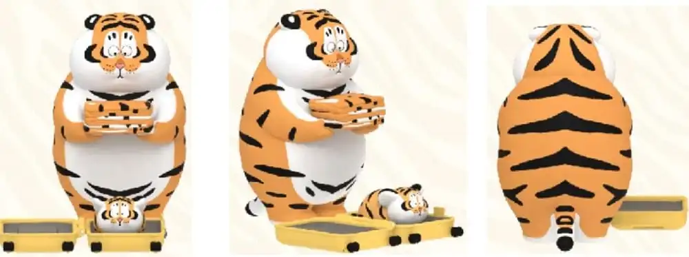 Conbini - ALEXANDER the Fat Tiger - Roaring Love - Blind Box 10cm - 1 ...