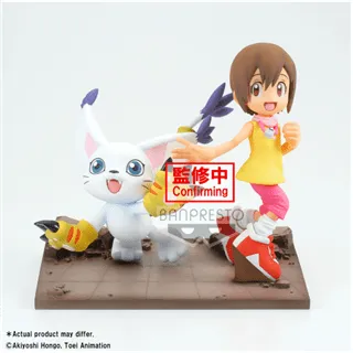 Digimon Adventure Adventure Archives Hikari and Tailmon figure 12cm