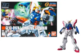 GUNDAM - 1/144 HGUC Shinning Gundam - Model Kit 13cm