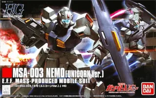 GUNDAM - 1/144 HGUC NEMO ( Unicorn Vers. ) - Model Kit