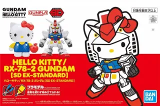 GUNDAM - Hello Kitty EX-8-2 Gndam Ex-Standard - Model Kit