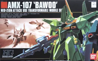 GUNDAM - HG 1/144 AMX-107 Bawoo Neo-Zeon Attack - Model Kit