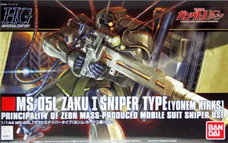 GUNDAM - HGUC 1/144 Zaku I Sniper Type (Yonem Kirks) - Model Kit