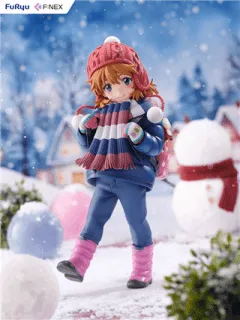 Evangelion: 3.0 + 1.0 Thrice Upon a Time FNEX Statue 1/6 Asuka Shikinami Langley Winter Ver. 20 cm