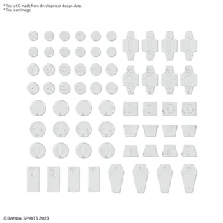 30MM - Customize Material (Decoration Parts 1 White) - Model Kit