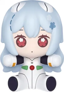Neon Genesis Evangelion: Rebuild of Evangelion Huggy Good Smile Chibi Figure Rei Ayanami: Long Hair Ver. 7 cm