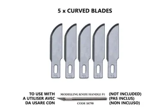 Curved blades(5) for no.1 handle