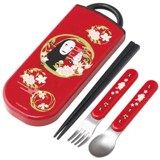 SPIRITED AWAY - No Face - Chopstick spoon and fork set