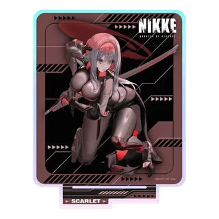 Goddess of Victory: Nikke Crouching Series Acrylic Stand Scarlet Holographic 14 cm