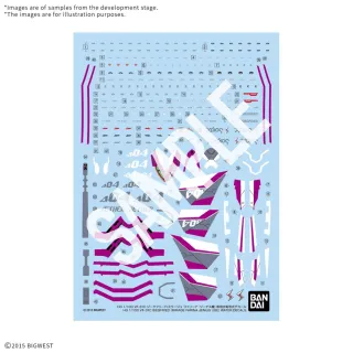 MACROSS - HG 1/100 VF-31C Siegfried (Farina Jenius) Decals - Model Kit