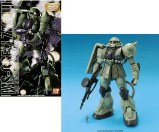 GUNDAM - MG 1/100 MS-06F/J Zaku II - Model Kit