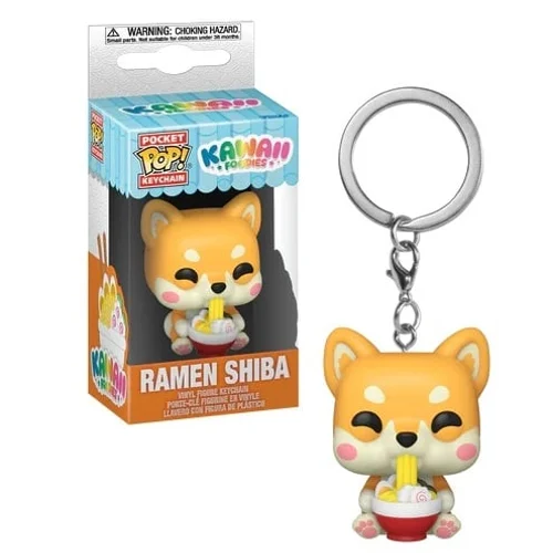 KAWAII FOODIES - Pocket Pop Keychains - Ramen Shiba