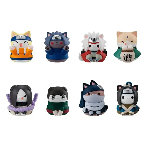 Naruto Shippuden Mega Cat Project Nyaruto! Trading Figures Come here Sasuke-kun 3 cm - 1 Unidade