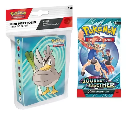 Pokemon TCG - Scarlet & Violet : Portfolio - 1 Journey Together Booster + Portfolio - English