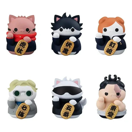 Jujutsu Kaisen Mega Cat Project Trading Figure Fortune Cats 7 cm - 1 Unidade