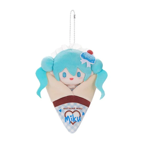 HATSUNE MIKU - Crêpe Mascot C - Keychain Pouch 15x17cm