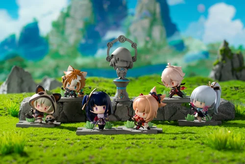 Genshin Impact Battle Scene Collection Mini Figures Inazuma Edition 6 cm - 1 unidade