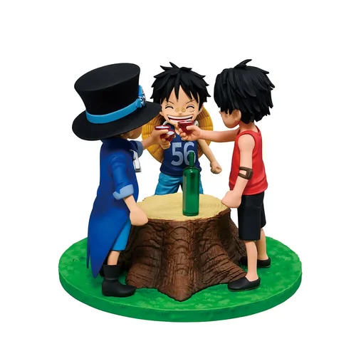 One Piece Dramatic Memories Ace & Sabo & Luffy Ichibansho figure 10cm