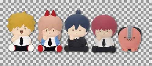 Chainsaw Man Twinchees Mini Figures Chubby Chubby 5 cm - 1 Unidade