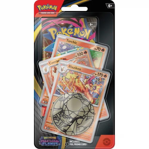 Pokemon TCG - Phantasmal Flames: Premium Checklane Blister English - 1 Blister Aleatório