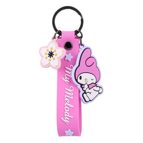 Sanrio Keychain Hello Kitty & Friends My Melody FunKey Chains Pink