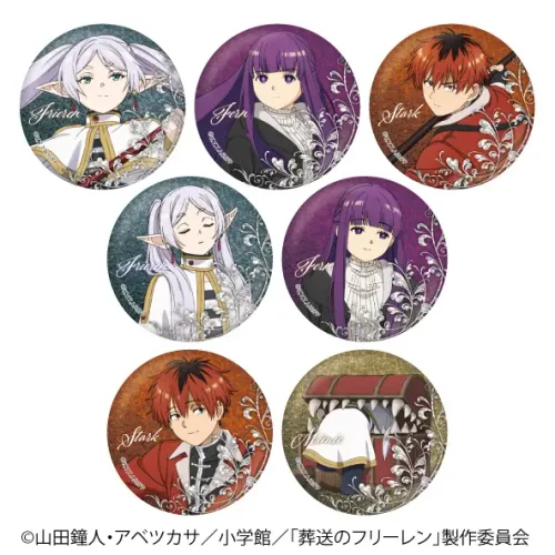 Frieren: Beyond Journey's End Trading Metallic Can Badge B Blind Bag - 1 Unidade Aleatória