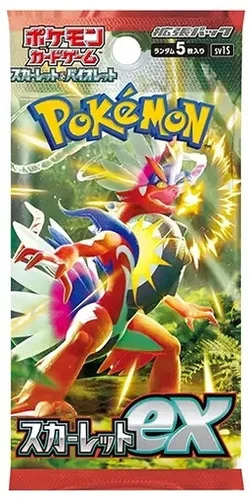 Pokemon TCG: Scarlet ex Japanese - 1 Booster