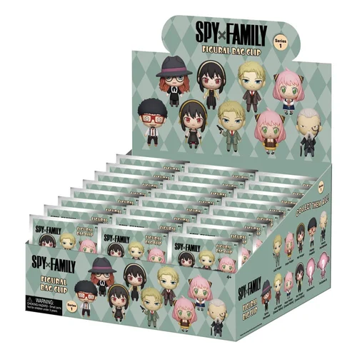 Spy x Family 3D Foam Bag Clips Series 1 Blind Bag - 1 Unidade