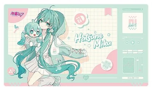 Character Vocal Series 01: Hatsune Miku Miku Hug Series Desk Mat: Flower Ver. 70 x 40 cm