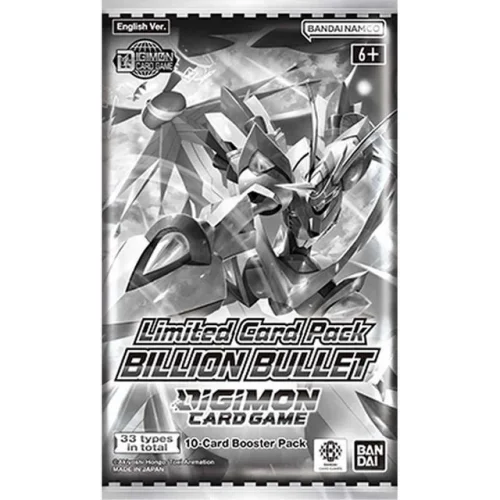 Digimon Card Game Limited Card Pack BILLION BULLET LM-06 English - 1 Booster