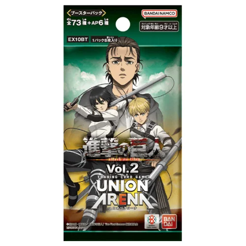 Union Arena - Attack on Titan Vol2 Japanese - 1 Booster