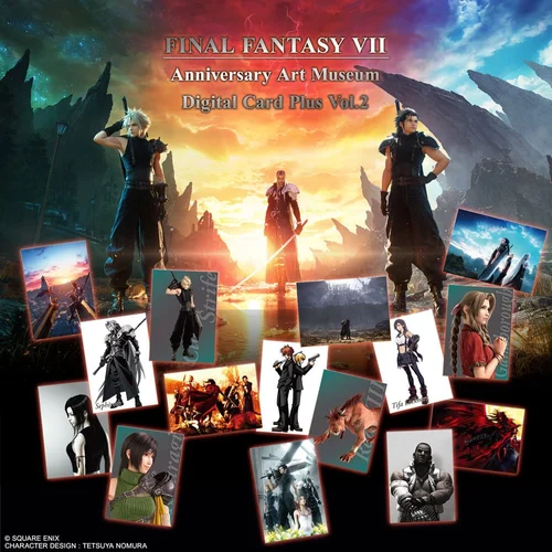 Final Fantasy VII TCG Anniversary Art Museum Digital Card Plus Vol. 2 English - 1 Booster
