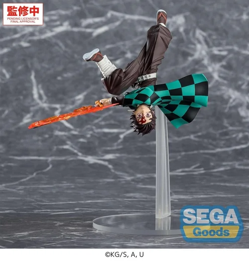 Demon Slayer: Kimetsu no Yaiba Luminasta PVC Figure Tanjiro Kamado Hinokami Kagura Setting Sun Transformation 15 cm