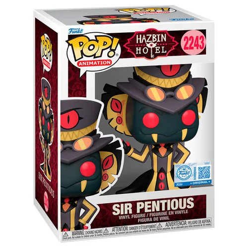 Hazbin Hotel POP! Animation Vinyl Figures Sir Pentious 9 cm