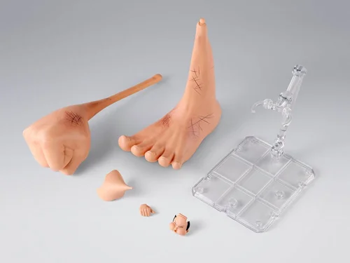 One Piece S.H. Figuarts Accessory Set Monkey D. Luffy -Marineford- "Gear Three" 17 cm