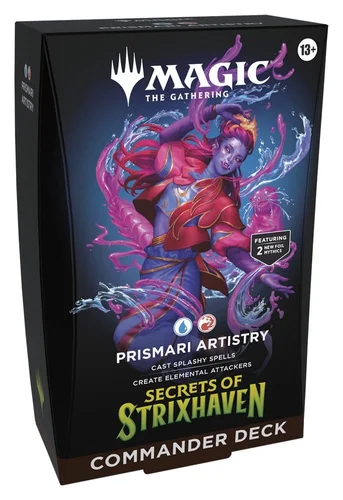 Magic the Gathering Secrets of Strixhaven Commander Deck Prismari Artistry English